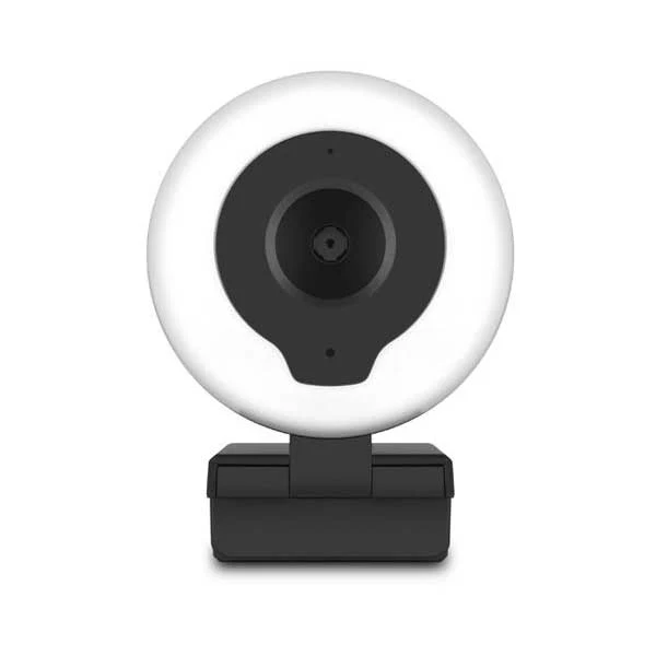 Aluratek AWCL2KFR Live 2K HD Ring Light Webcam with Tripod