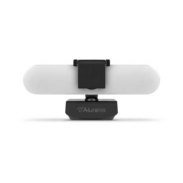Aluratek AWCL4KFL Live Ultra 4K HD Ring Light Webcam with Dual Stereo Noise Cancelling Mics - Image 2