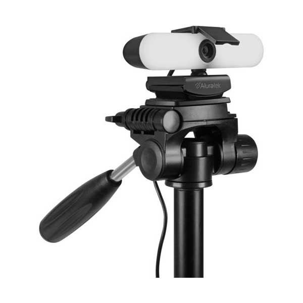 Aluratek AWCL4KFL Live Ultra 4K HD Ring Light Webcam with Dual Stereo Noise Cancelling Mics - Image 4