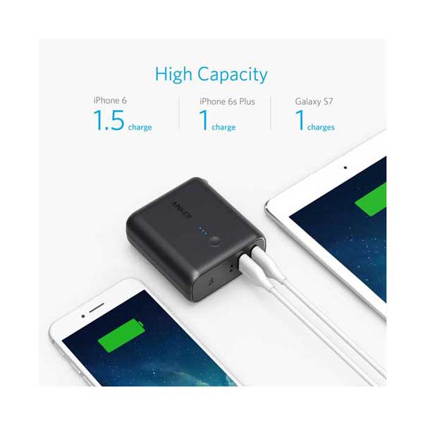 Anker A1621Z11 PowerCore Fusion 5000 High-Speed Portable Power Bank & Wall Charger - Image 3