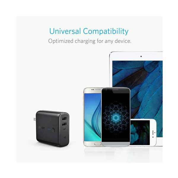 Anker A1621Z11 PowerCore Fusion 5000 High-Speed Portable Power Bank & Wall Charger - Image 5
