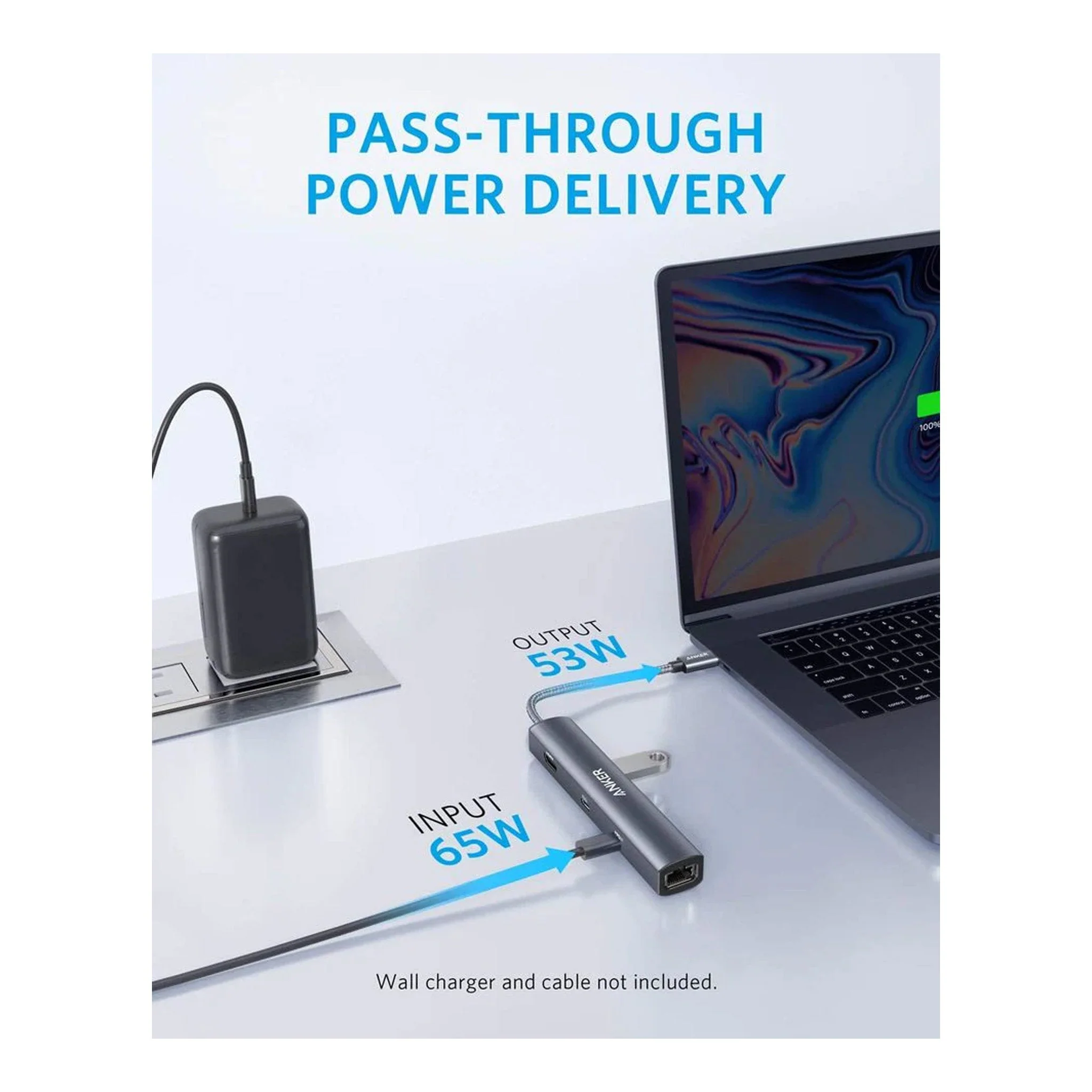 Anker A83650A2 PowerExpand 6-in-1 USB C PD Ethernet Hub with 65W Power Delivery - Image 3