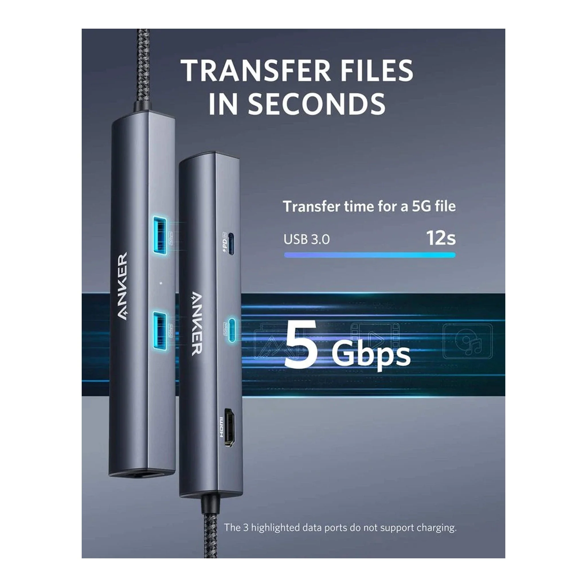 Anker A83650A2 PowerExpand 6-in-1 USB C PD Ethernet Hub with 65W Power Delivery - Image 5