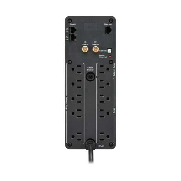 APC BR1500MS2 Back UPS PRO BR 1500VA with LCD Interface and 10-Outlets 2-Port USB Charging - Image 2
