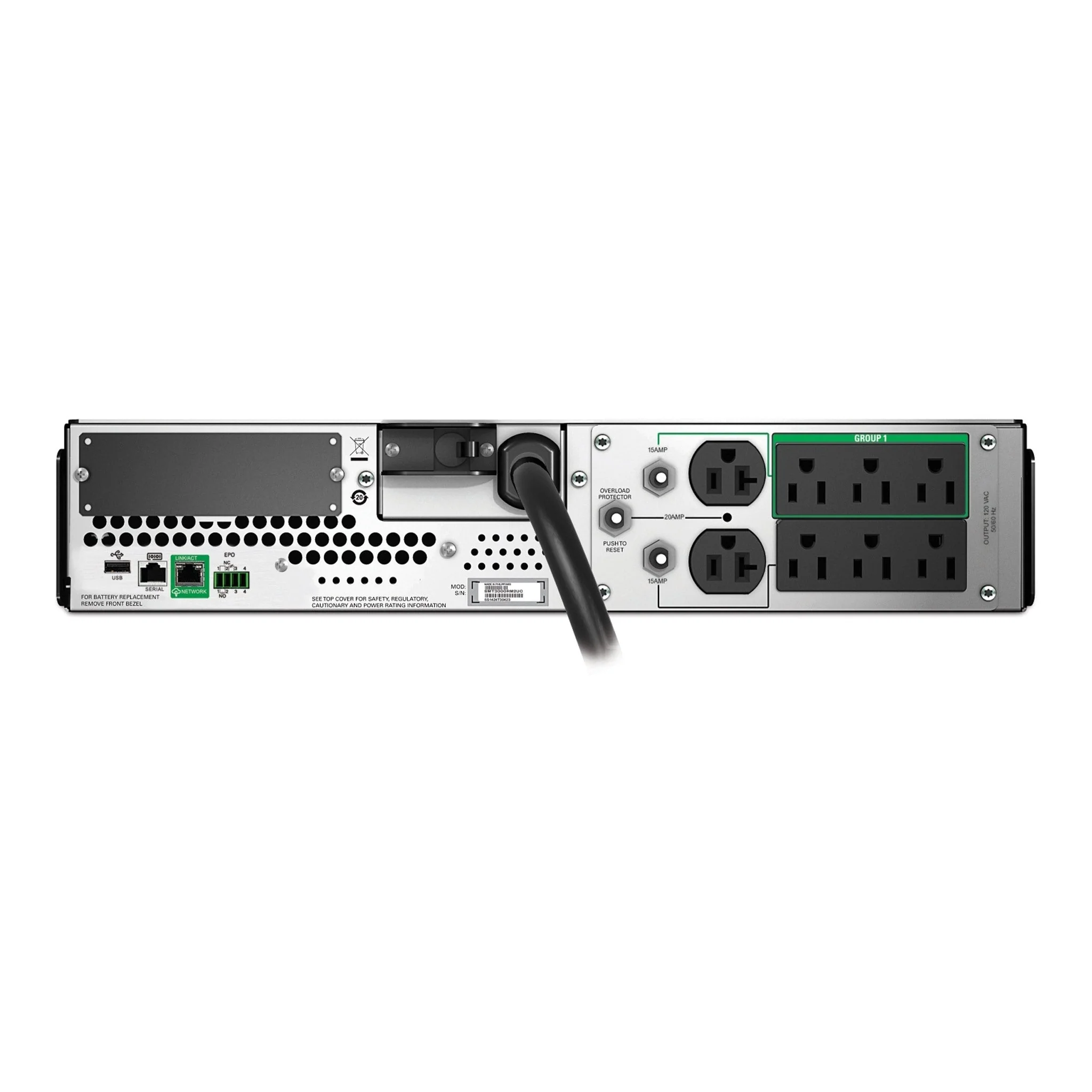 APC SMT3000RM2UC Smart-UPS 3000VA Rackmount UPS - Image 3
