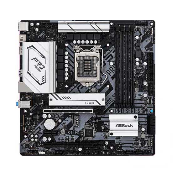 ASRock B560M PRO4 Intel B560 LGA1200 Micro ATX Motherboard - Image 2