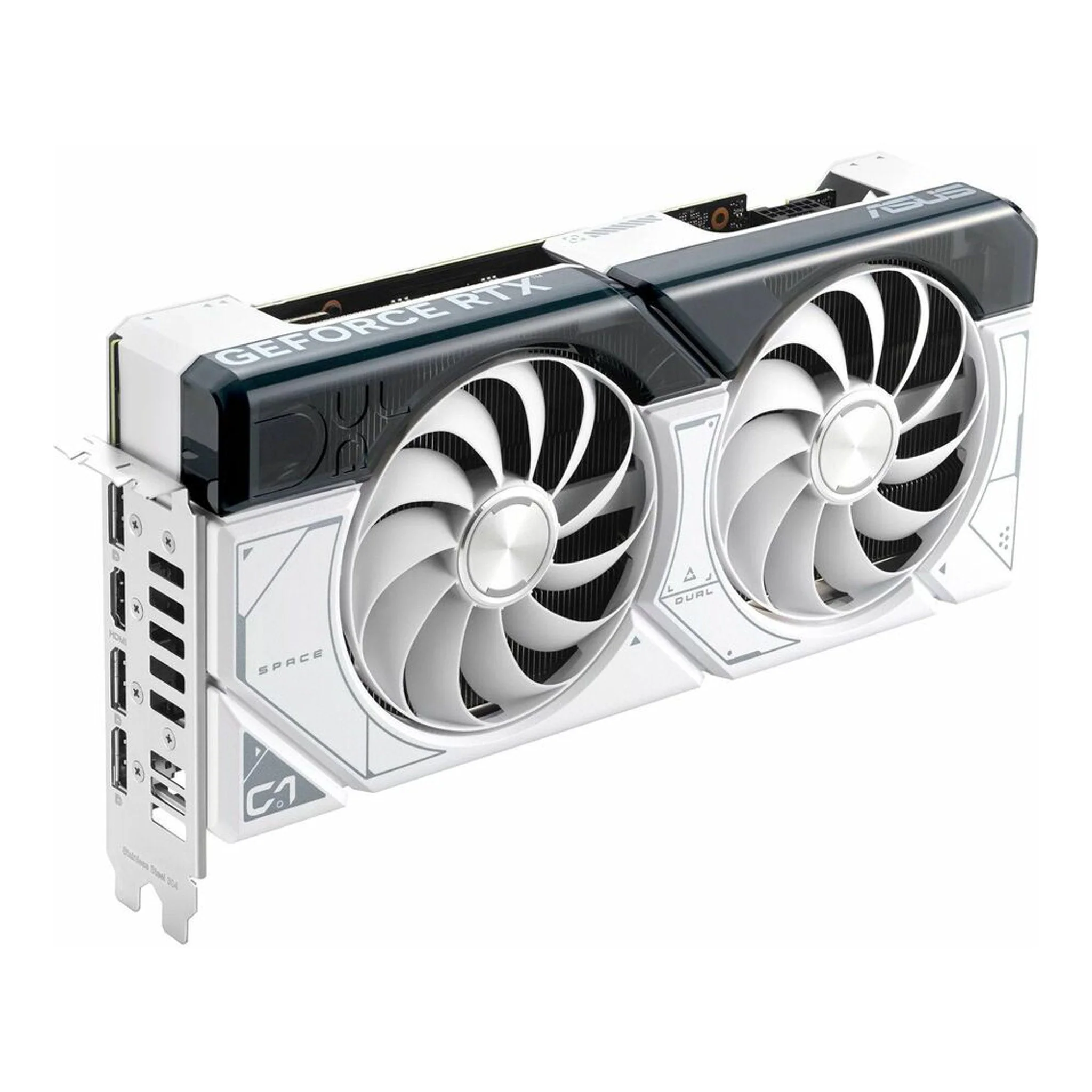 ASUS DUAL-RTX4070S-O12G-WHITE 12GB NVIDIA GeForce RTX 4070 SUPER Graphic Card - White - Image 2
