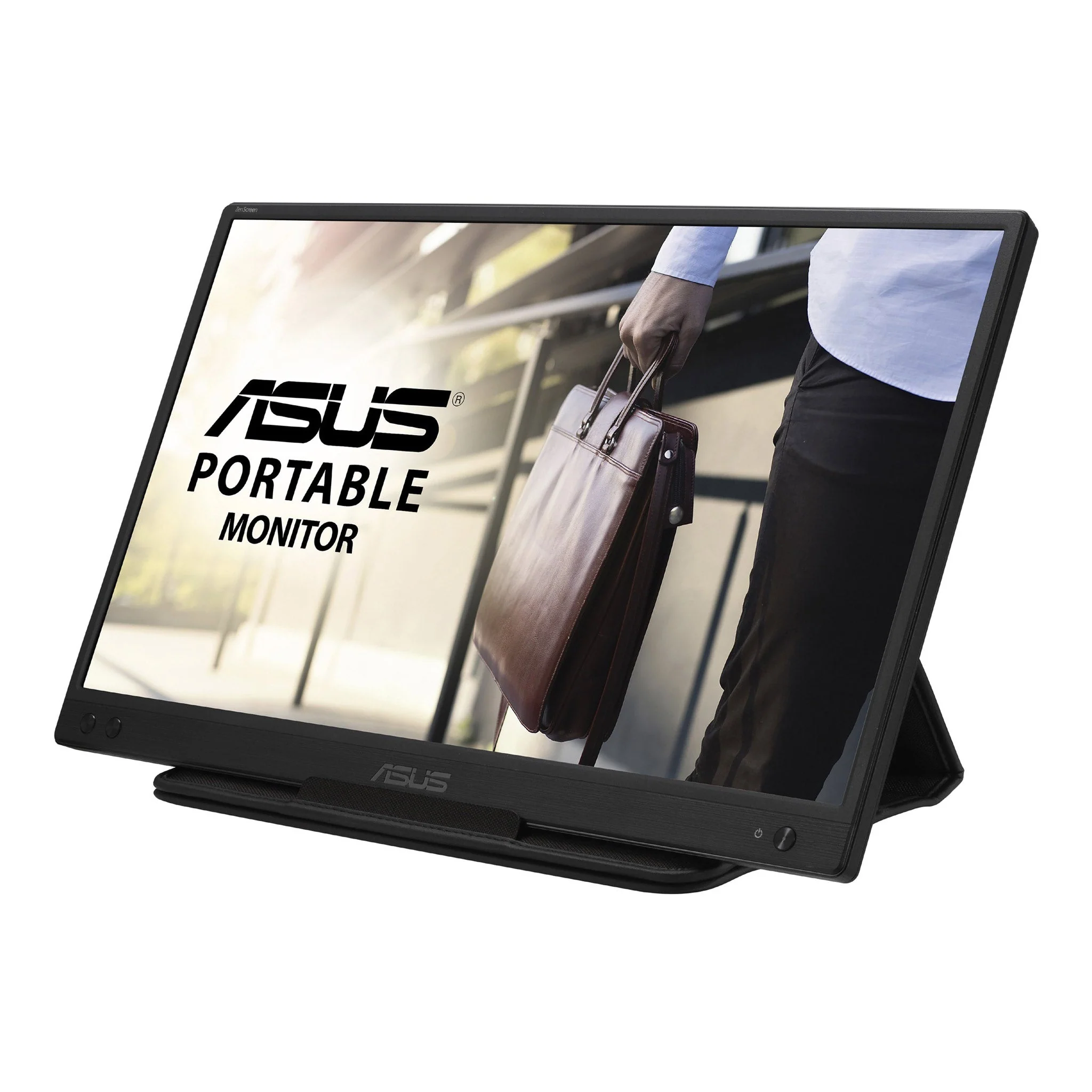 ASUS MB166C 16" Full HD ZenScreen Widescreen LCD USB-C Monitor - Black
