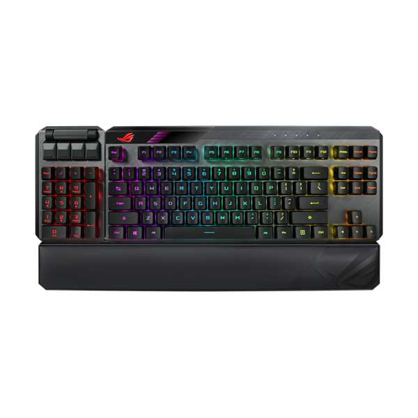 ASUS ROG CLAYMORE II RD RX RED Optical Mechanical Switch Wired/Wireless Gaming Keyboard with Aura Sync Lighting - Image 3