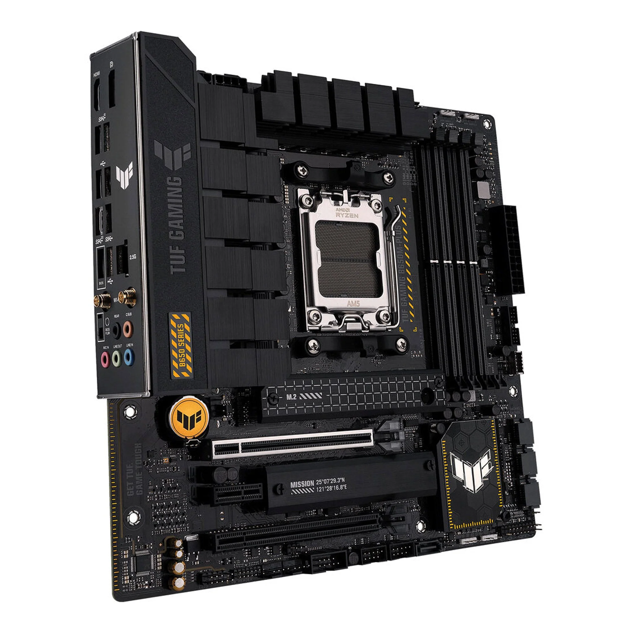 ASUS TUF GAMING B650M-PLUS WIFI Gaming Desktop Motherboard - Micro ATX AM5 Socket - Image 2