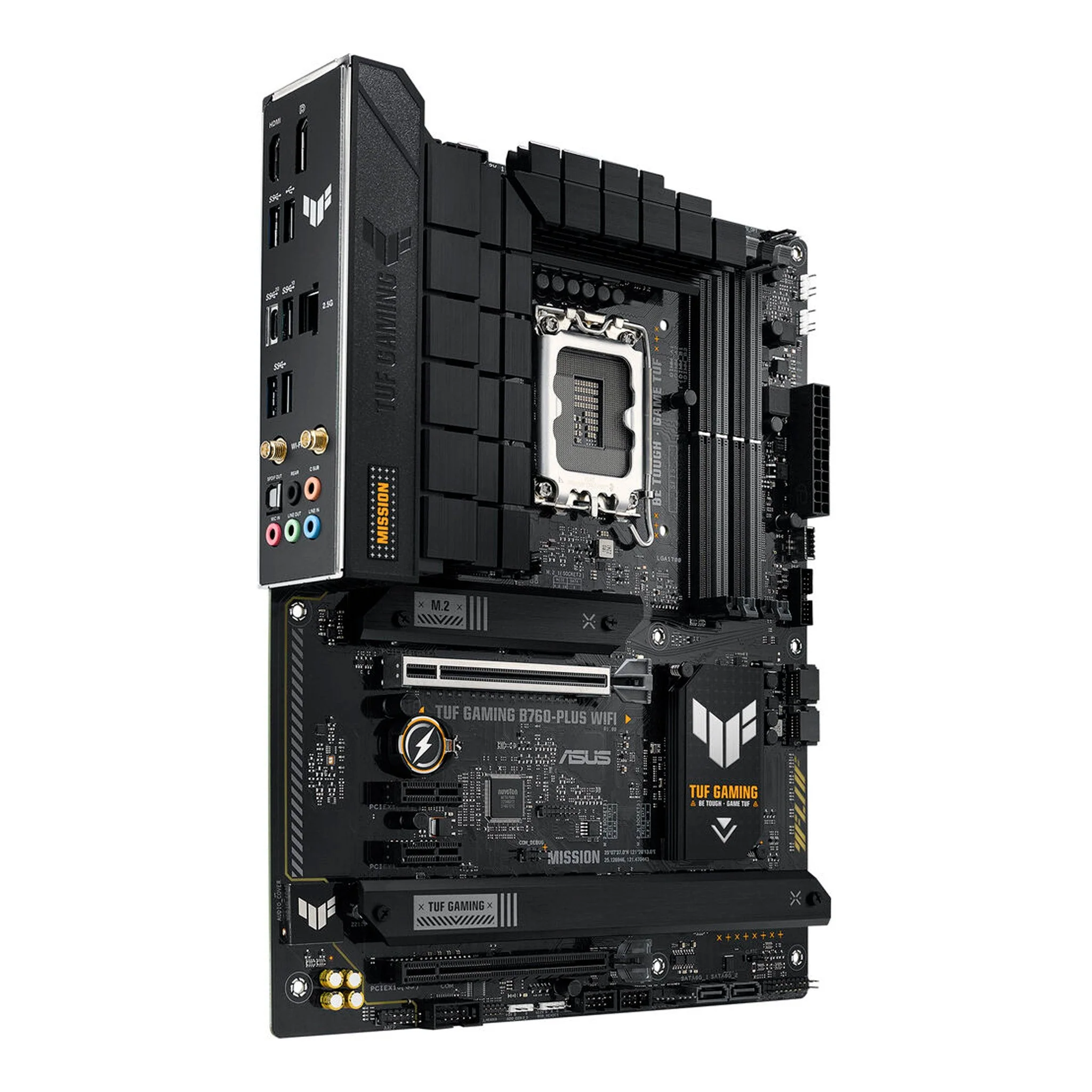 ASUS TUF GAMING B760-PLUS WIFI Gaming Desktop ATX Motherboard - LGA1700 - Intel B760 Chipset - Image 2