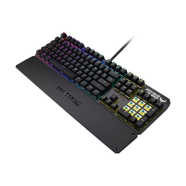ASUS TUF Gaming K3 NKRO RGB Mechanical Keyboard with 8 Programmable Macro Keys and Aura Sync RGB Lighting - Image 3