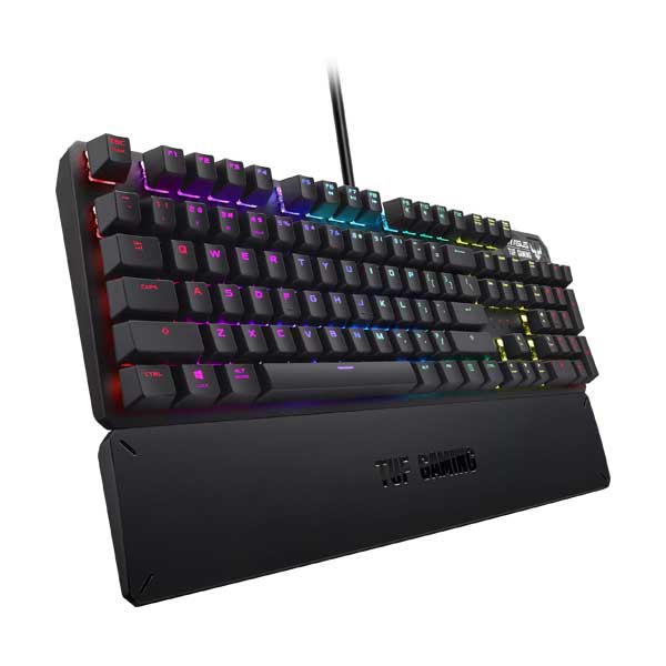 ASUS TUF Gaming K3 NKRO RGB Mechanical Keyboard with 8 Programmable Macro Keys and Aura Sync RGB Lighting - Image 5