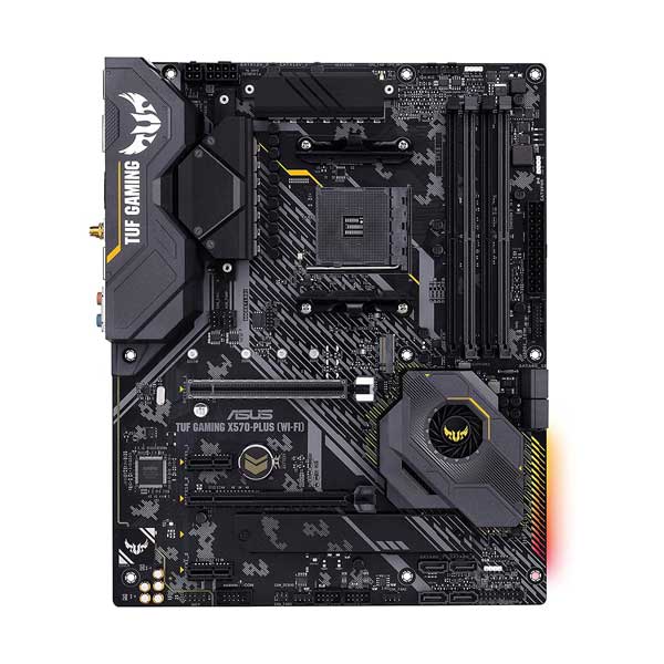 ASUS TUF GAMING X570-PLUS WIFI AMD AM4 ATX Gaming Motherboard with Dual M.2 and Aura Sync RGB Lighting - Image 2