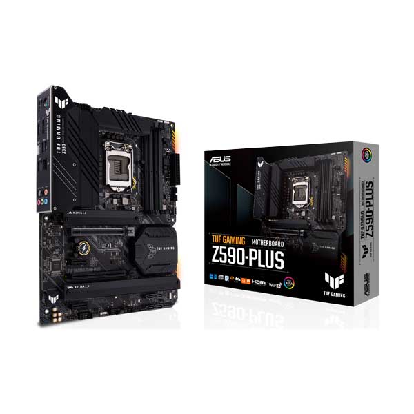 ASUS TUF GAMING Z590-PLUS Intel Z590 LGA1200 ATX Gaming Motherboard