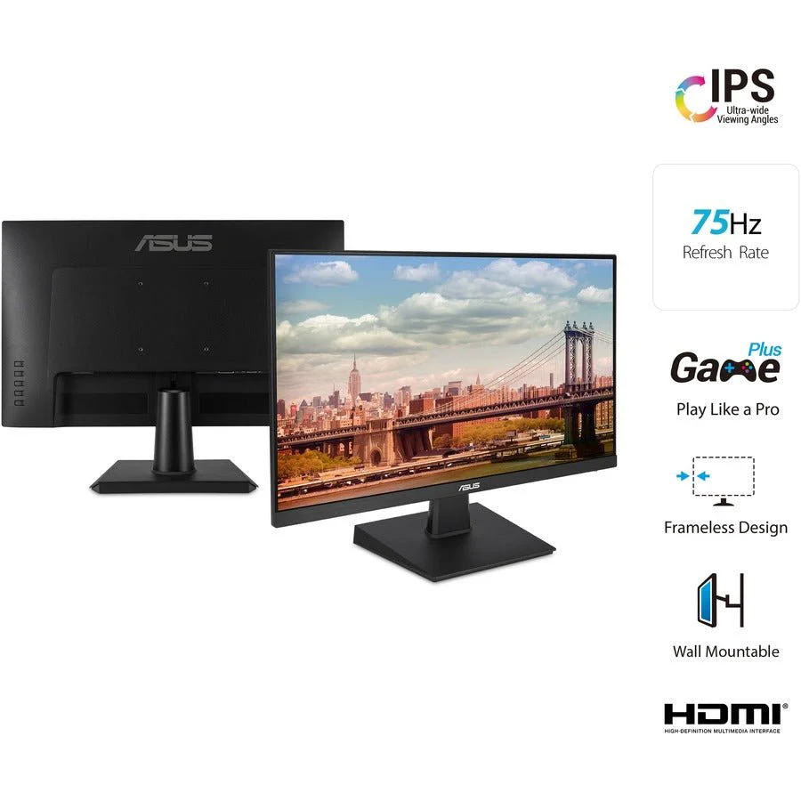 ASUS VA24EHE 23.8" Full HD Adaptive-Sync Frameless IPS LED Backlight Monitor with ASUS Eye Care - Image 9