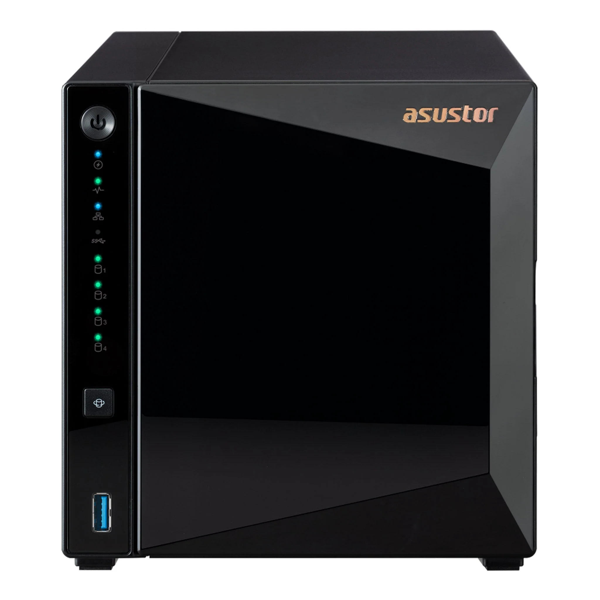 Asustor AS3304T v2 Drivestor 4 Pro Gen2 4-Bay NAS Enclosure - 1.7GHz 4-Core CPU - 2GB DDR4 - 2.5GbE - Image 2