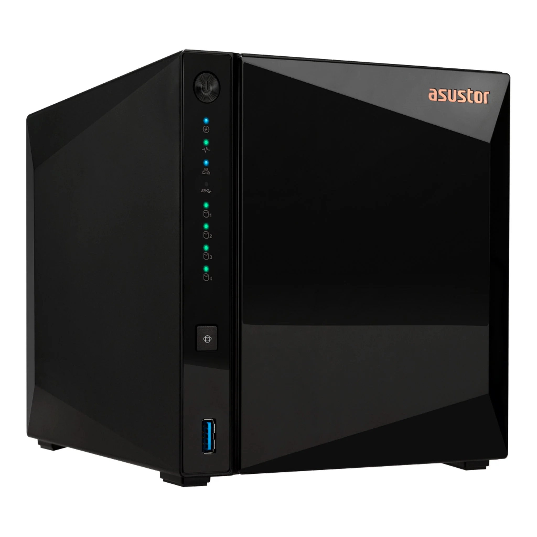 Asustor AS3304T v2 Drivestor 4 Pro Gen2 4-Bay NAS Enclosure - 1.7GHz 4-Core CPU - 2GB DDR4 - 2.5GbE - Image 3