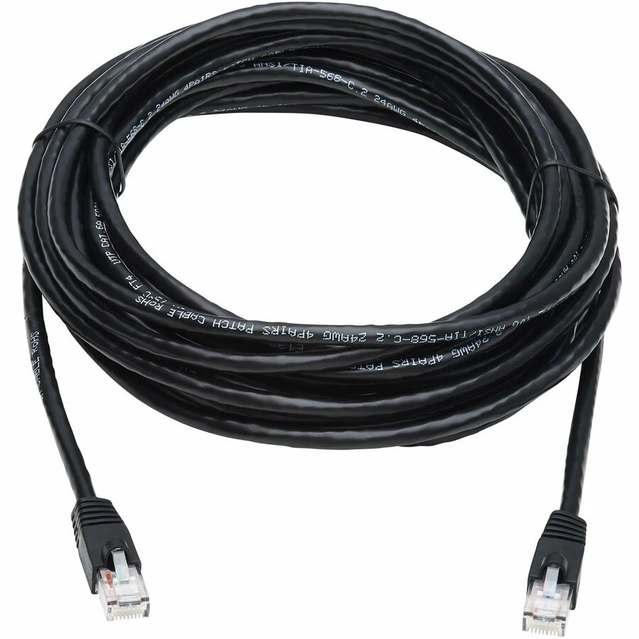Tripp Lite N261-025-BK Cat6A Network Patch Cable, 10Gbps, Black, 25FT - Image 2