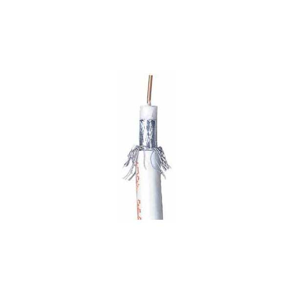 Belden 9116 RG6/U Broadband Coax CATV Cable - White / 1000'