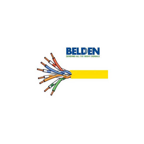 Belden? DataTwist? 6 Unshielded Twisted Pair Networking Cable - Yellow