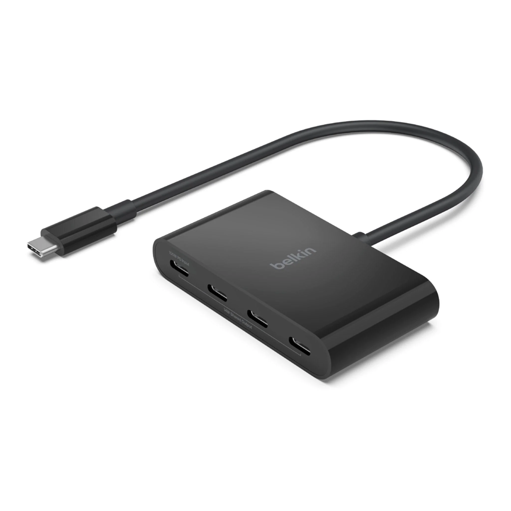 Belkin AVC018BTBK Connect USB-C to 4-Port USB-C Hub - 100W PD