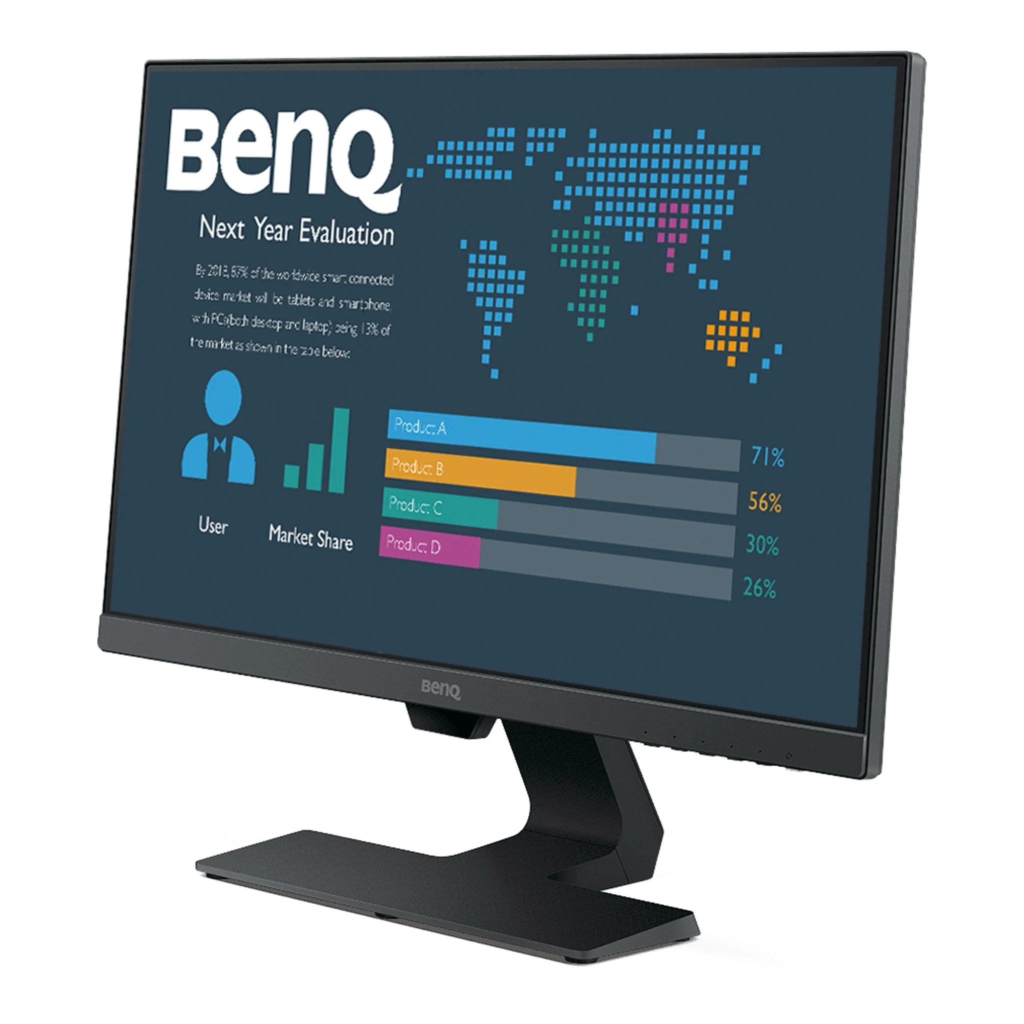 BenQ BL2480 23.8" FHD 1080p Frameless Eye-Care Business Monitor - Image 7
