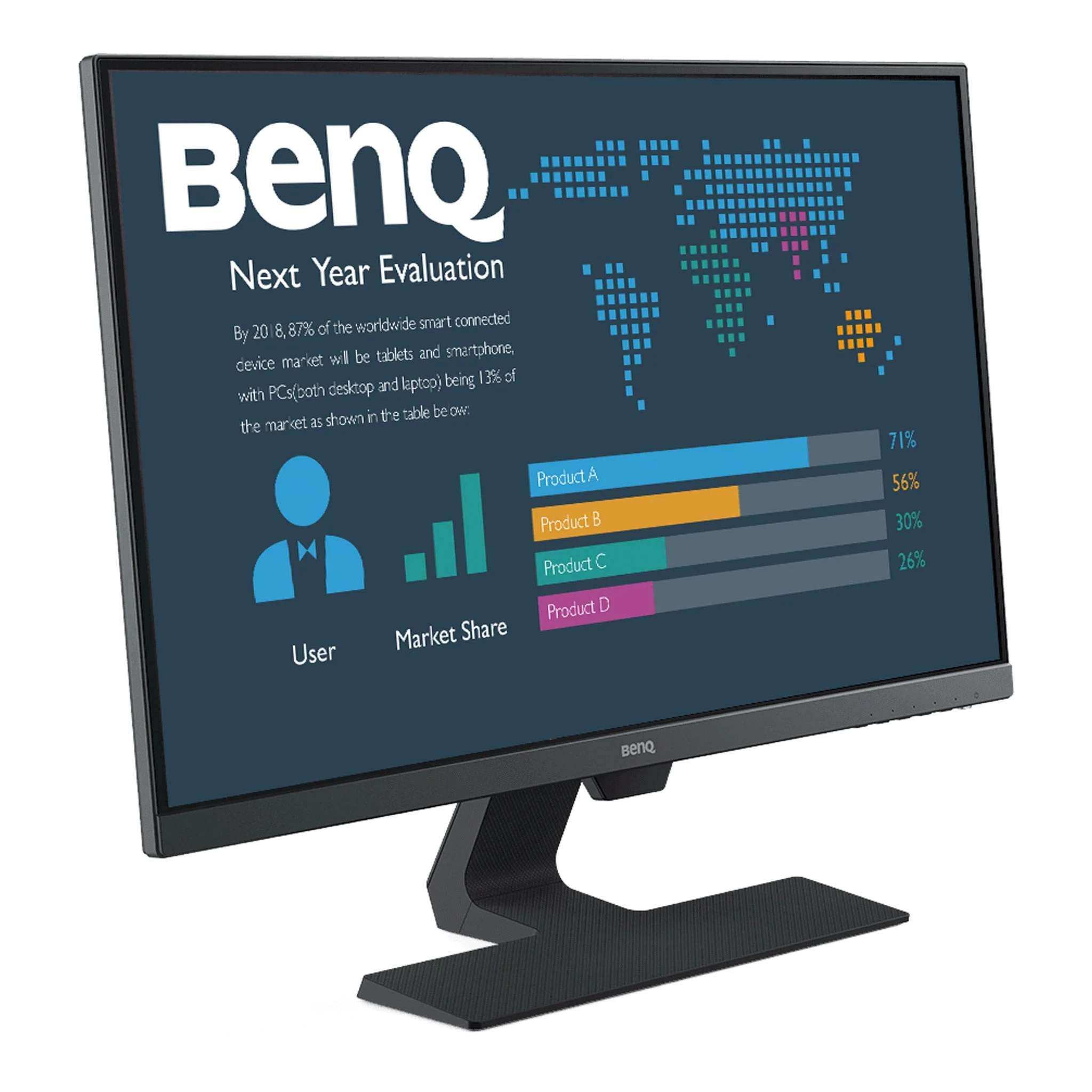 BenQ BL2780 27" FHD 1080p Frameless Eye-Care Business Monitor - Image 3