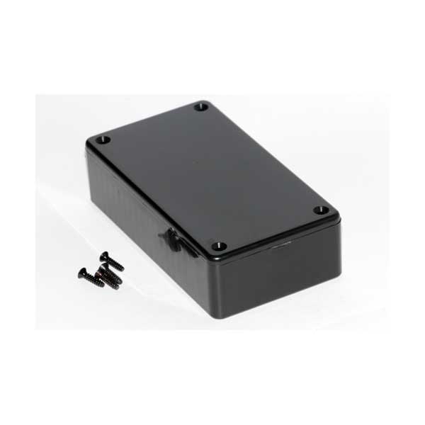 Black Multi-Purpose Plastic Box, 4.4" x 2.4" x 1.1"