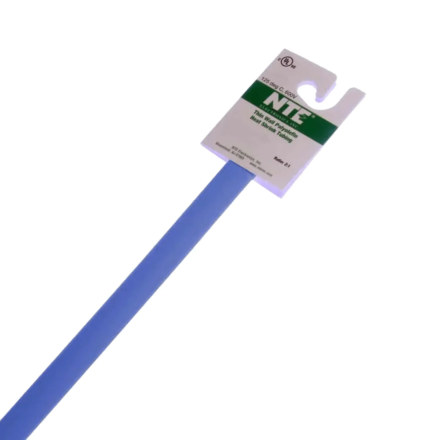 3/16 Inch Thin Wall Heat Shrink, 2:1, Blue, 4FT