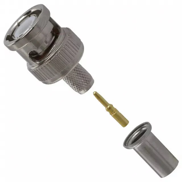 BNC Male 3-Piece Crimp Connector - RG-59, 62