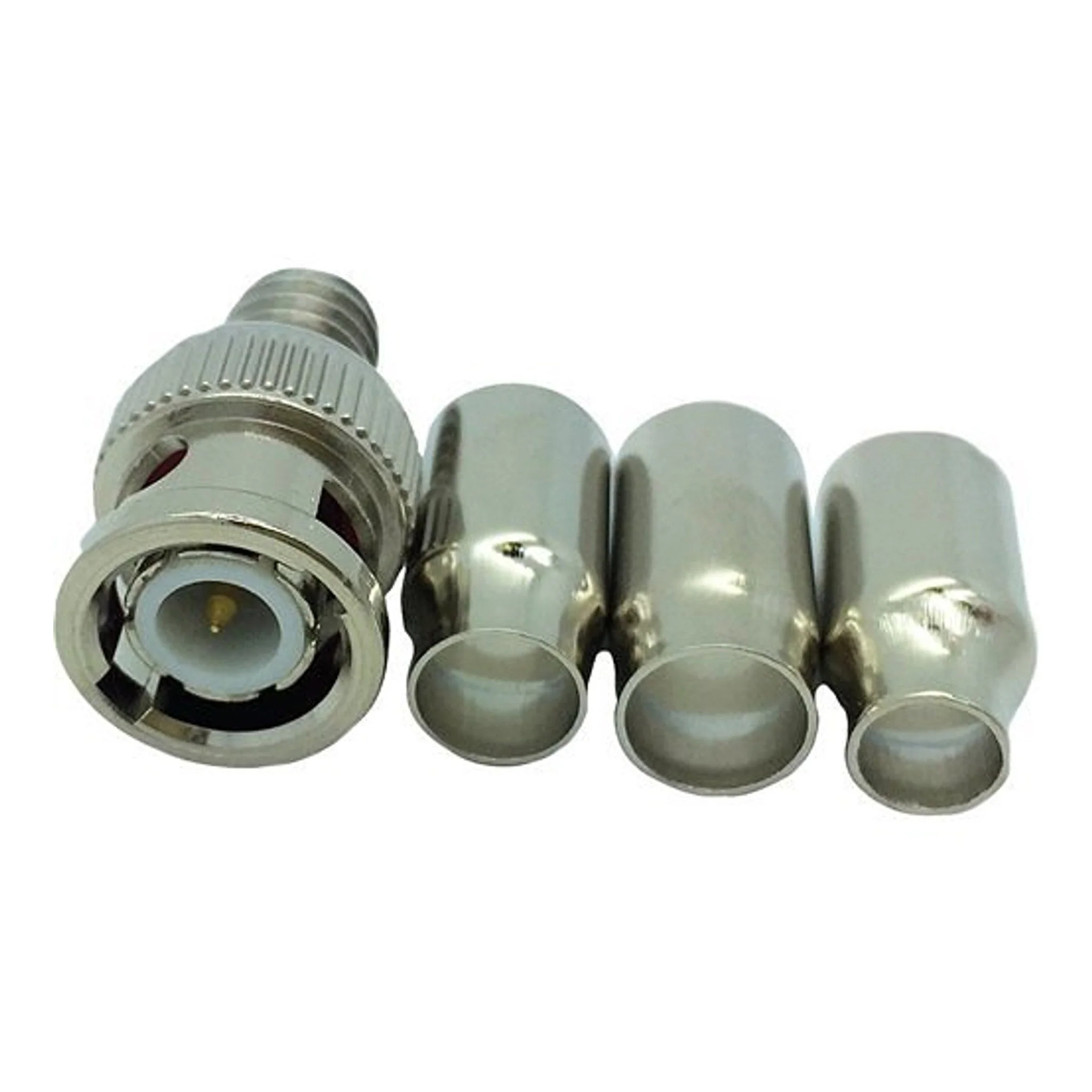 Crimp BNC Plug 2 Piece, RG58, 75 OHM