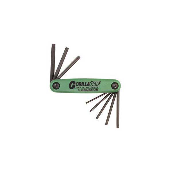 Bondhus GorillaGrip Fold Up 8-Piece Torx Set (T6 - T25)