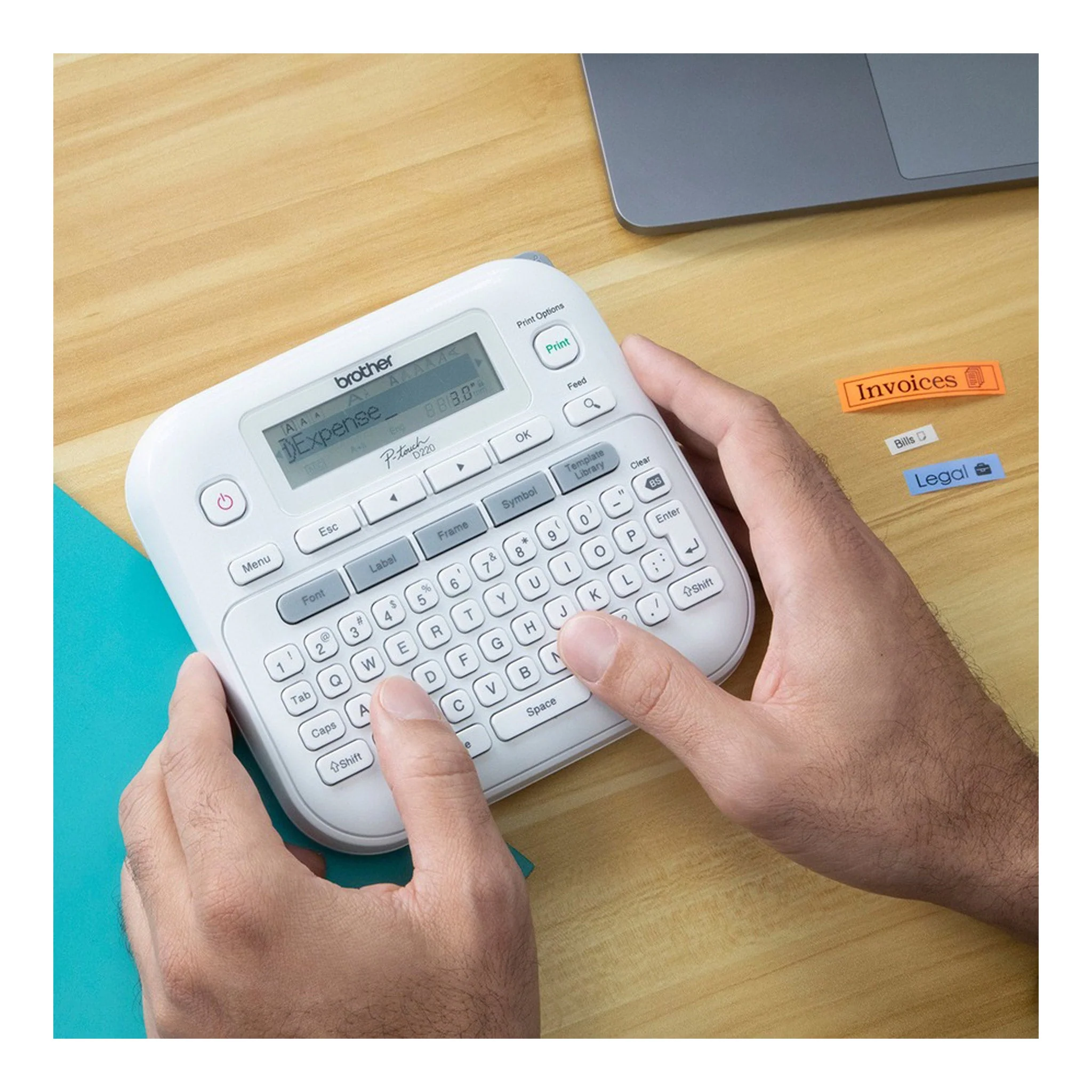 Brother PTD-220 P-Touch Home/Office Desktop Label Maker - Image 5