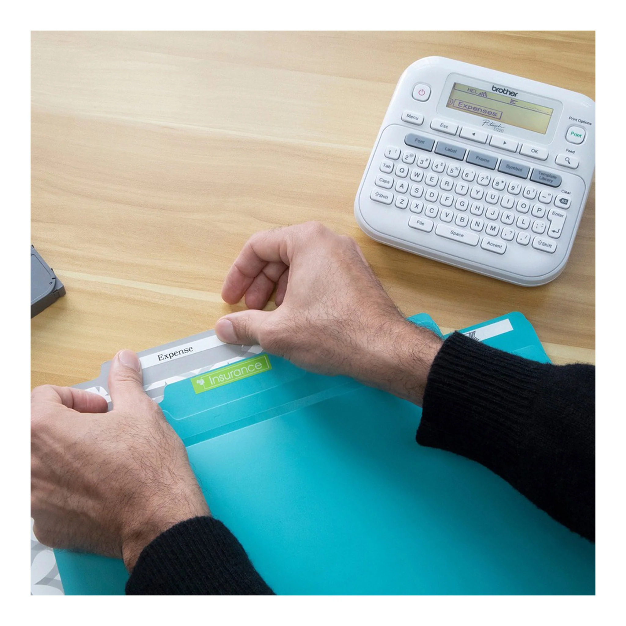 Brother PTD-220 P-Touch Home/Office Desktop Label Maker - Image 6
