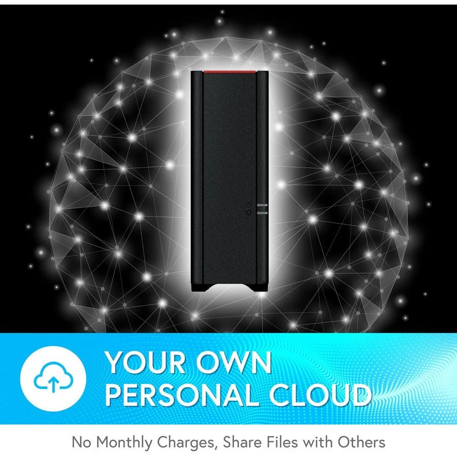 Buffalo LS210D0401 LinkStation 210 4TB Single Drive Bay Personal Cloud Storage - Image 2