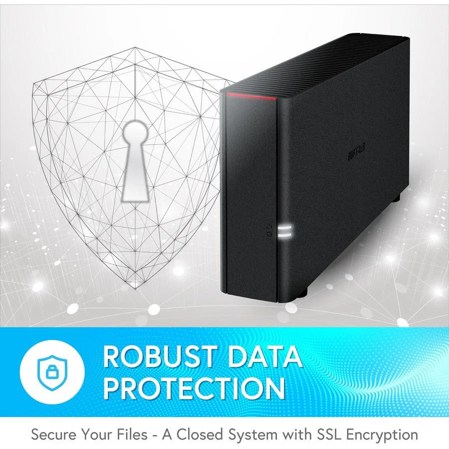 Buffalo LS210D0401 LinkStation 210 4TB Single Drive Bay Personal Cloud Storage - Image 8