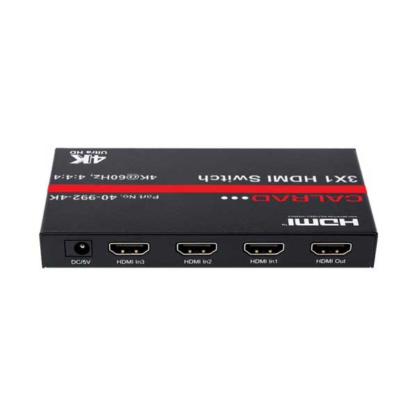 Calrad 40-992-4K 3x1 4K IR-Manual HDMI Switcher - Image 2