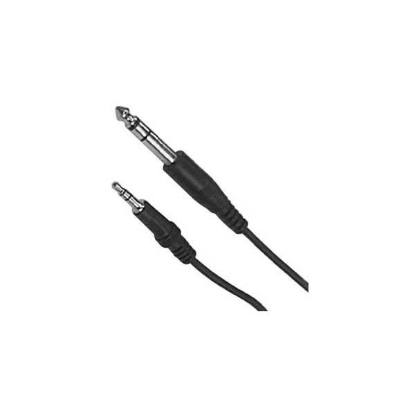 Calrad 55-914-6 6ft. 3.5mm Male to 1/4" Male Stereo Cable