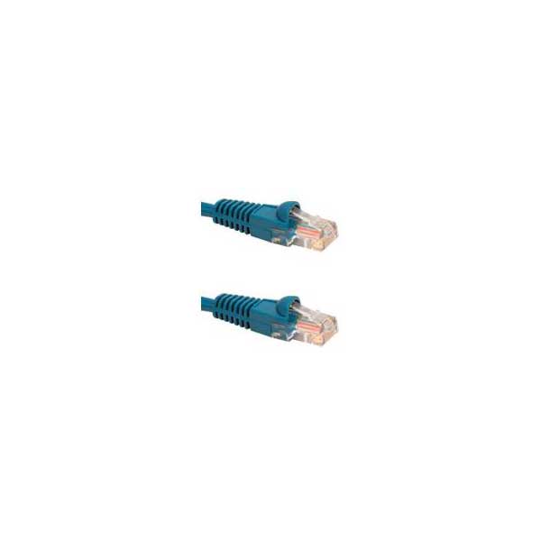 Cat6 Network Patch Cable with Boots, Blue, 25FT