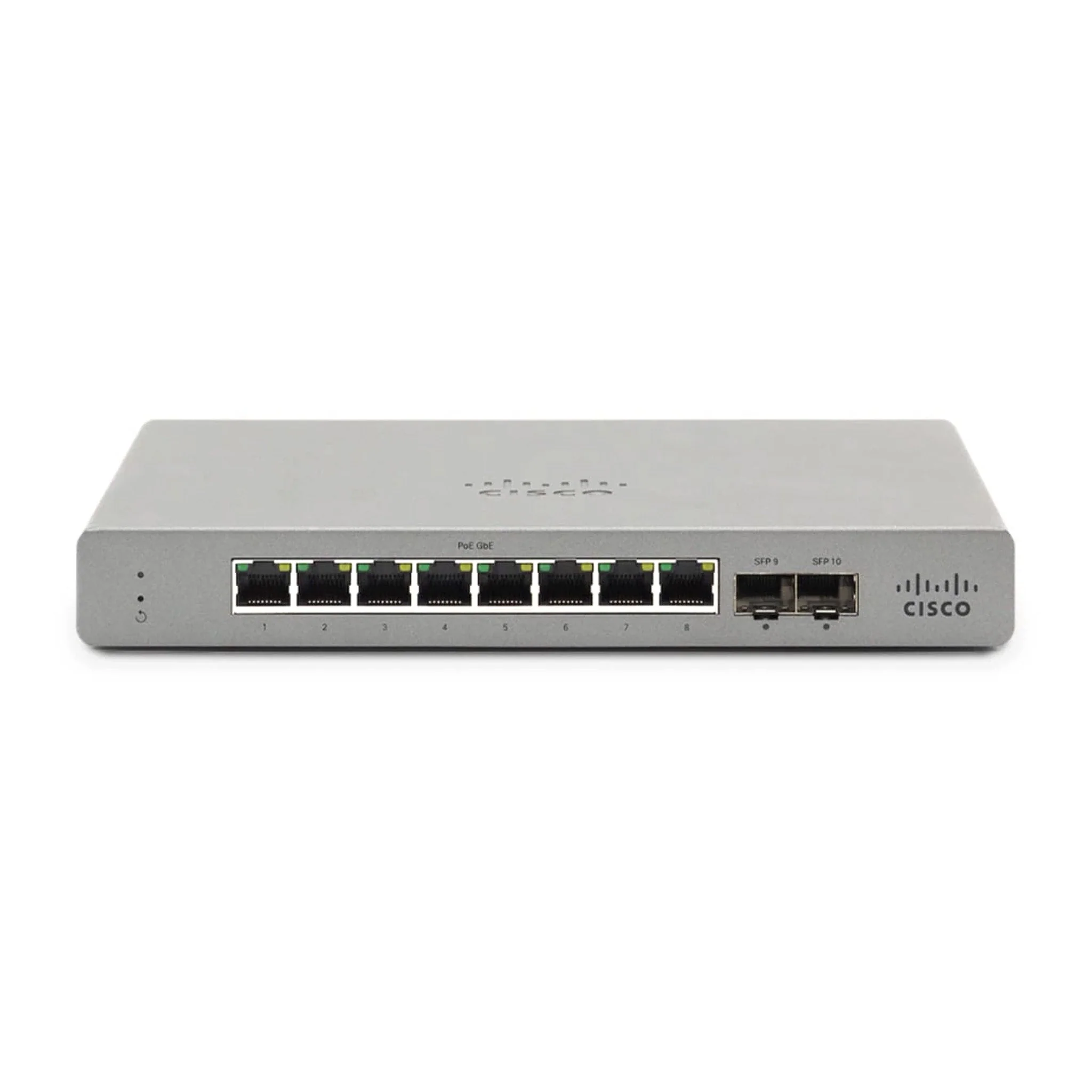 Cisco GS110-8P-HW-US 8-Port PoE Gigabit Network Switch with 2 SFP Slots