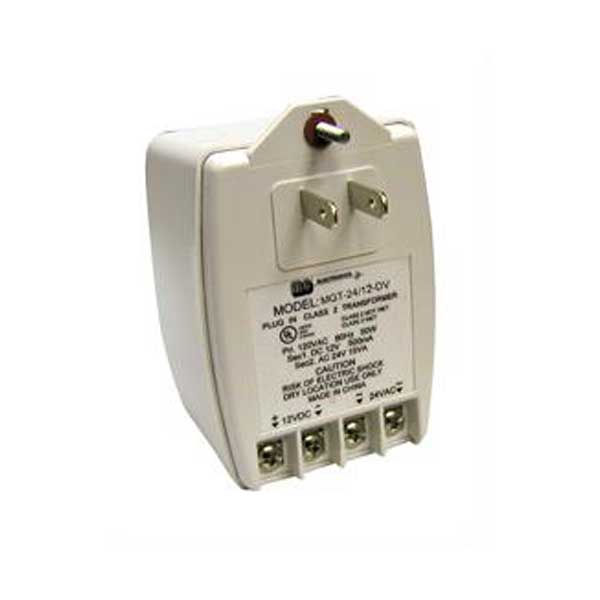 Class II Dual Voltage Plug-In Transformer - 12VDC/24VAC