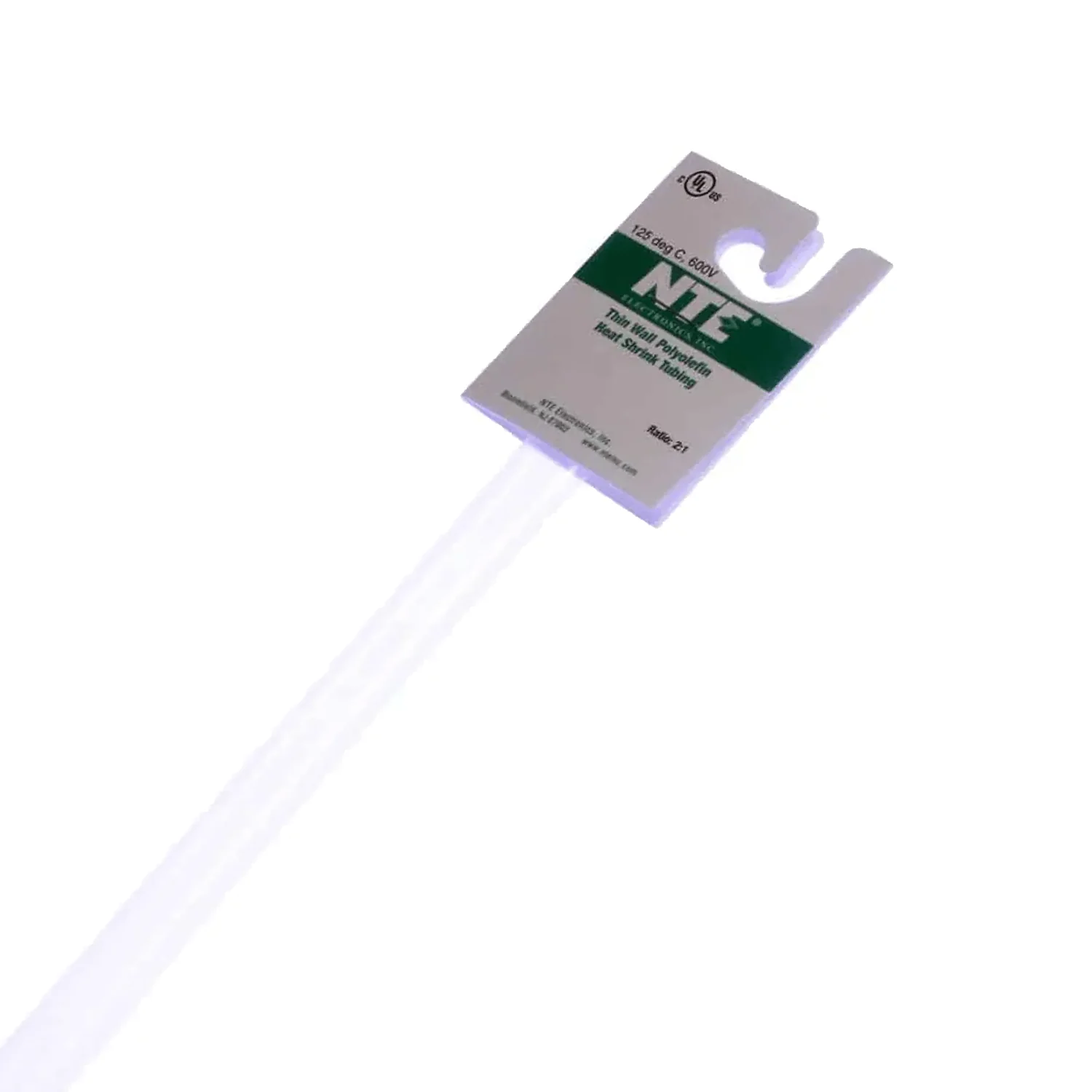 3/4 Inch Thin Wall Heat Shrink, 2:1, Clear, 4FT