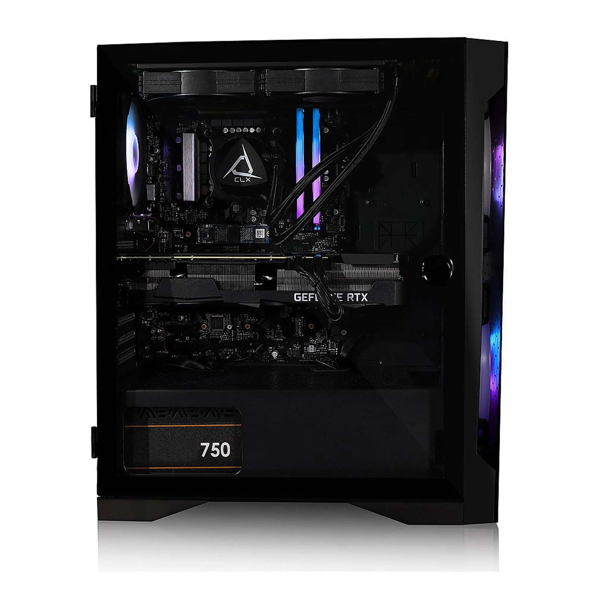CLX SET TGMSETRTM2A05BM Liquid Cooled Core i5-13600KF Gaming Desktop with GeForce RTX 3060 and 16GB DDR4 - Image 2