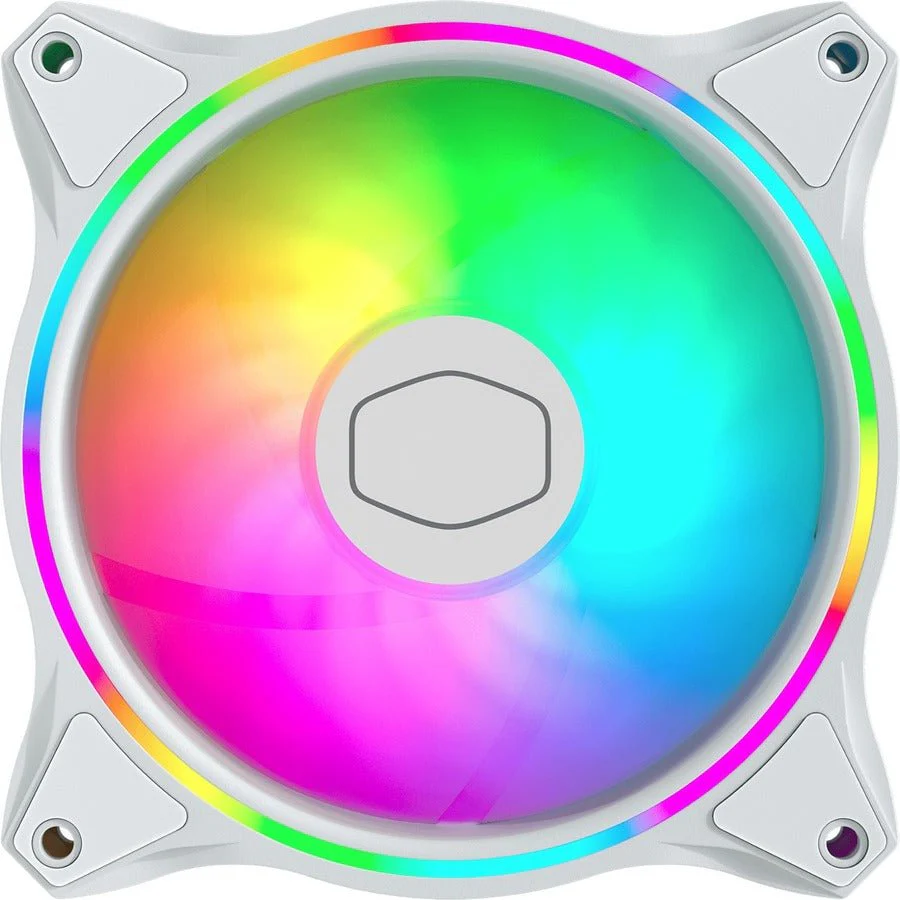 Cooler Master MFL-B2DW-18NPA-R1 MasterFan MF120 Halo White 120mm Fan with Dual Loop Addressable Gen 2 RGB Lighting - Image 4