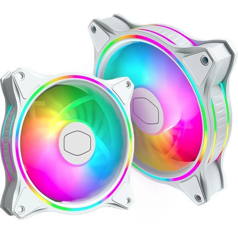 Cooler Master MFL-B2DW-18NPA-R1 MasterFan MF120 Halo White 120mm Fan with Dual Loop Addressable Gen 2 RGB Lighting - Image 5