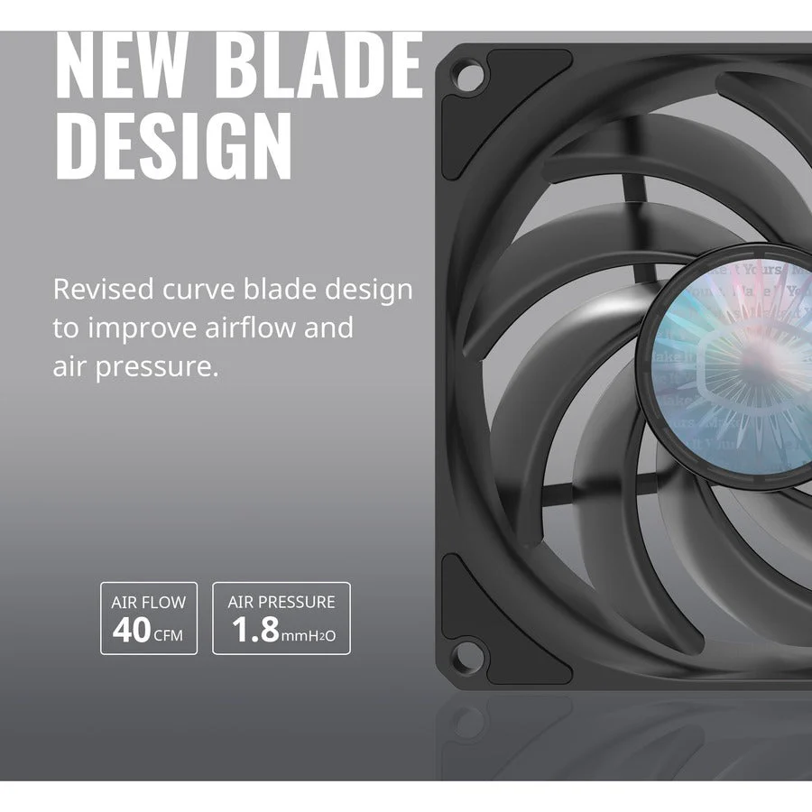 Cooler Master MFX-B9NN-23NPK-R1 92mm Rifle Bearing SickleFlow 92 Case Fan - Image 3