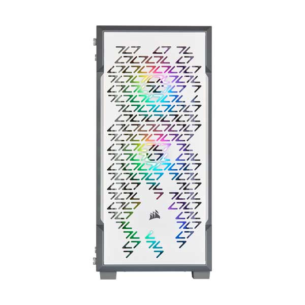 CORSAIR CC-9011174-WW White iCUE 220T RGB Airflow Tempered Glass Mid-Tower Smart Case - Image 2