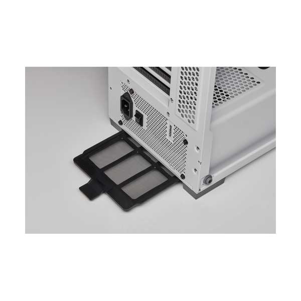 CORSAIR CC-9011174-WW White iCUE 220T RGB Airflow Tempered Glass Mid-Tower Smart Case - Image 5
