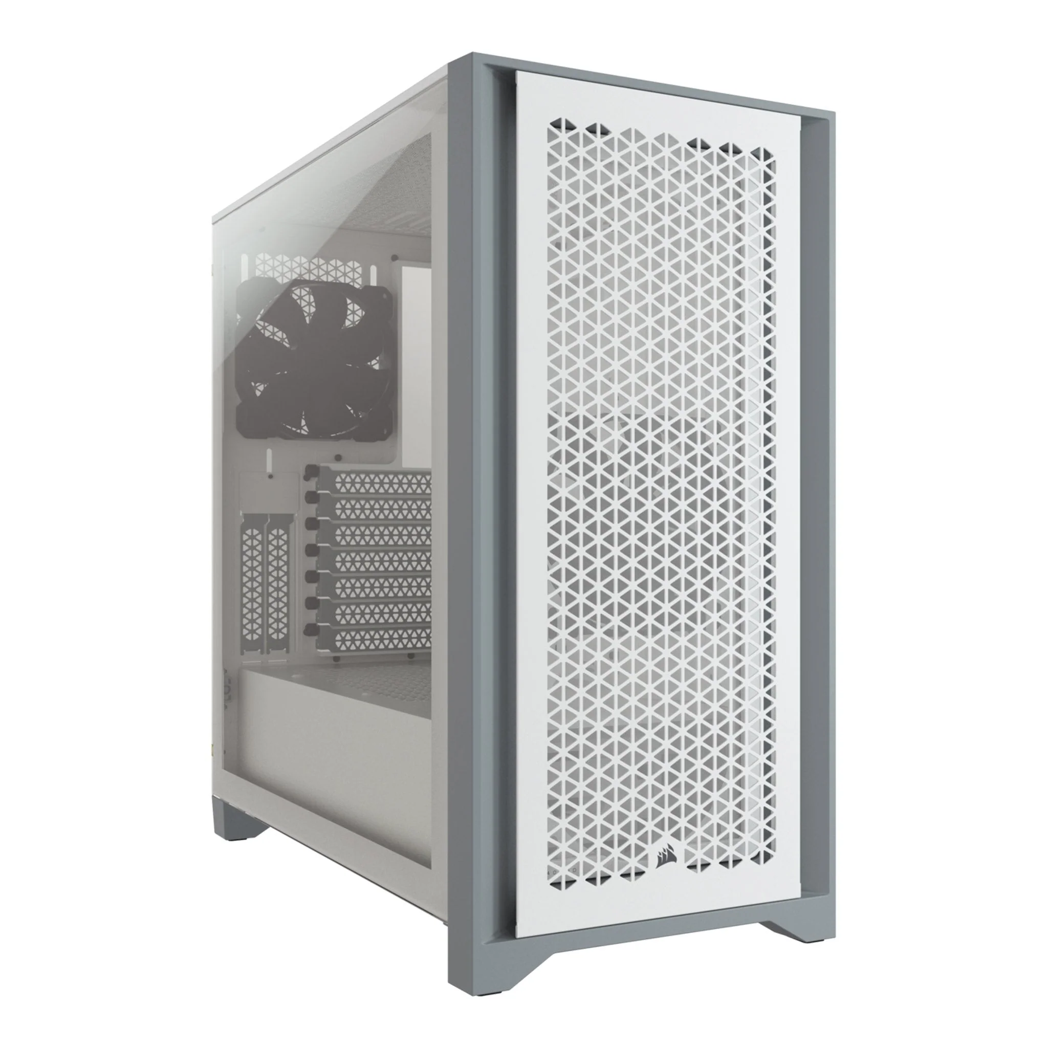 CORSAIR CC-9011201-WW 4000D AIRFLOW Tempered Glass White Mid-Tower ATX Case
